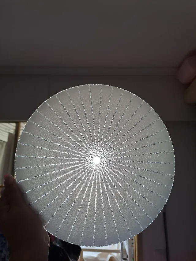 Juego 4 plafones techo cristal