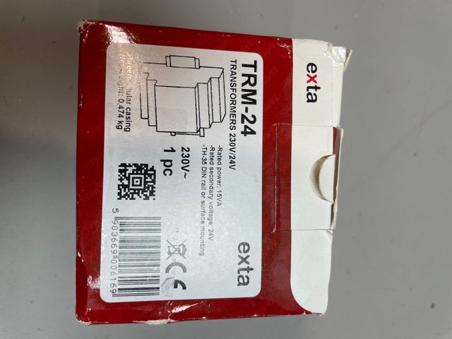 Transformador EXTA TRM-24 230V/24V 15VA