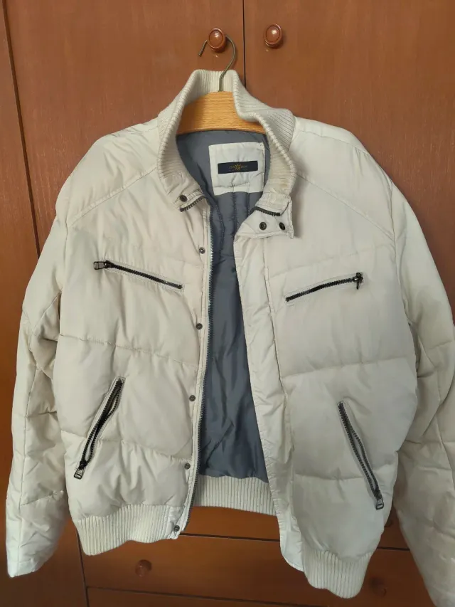 Chaqueta Takeshi Kurosawa Beige con Lentejuelas