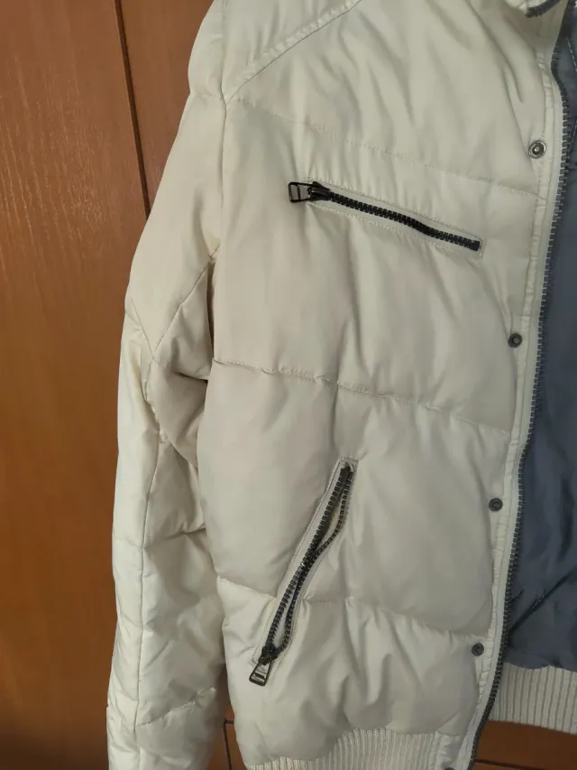 Chaqueta Takeshi Kurosawa Beige con Lentejuelas