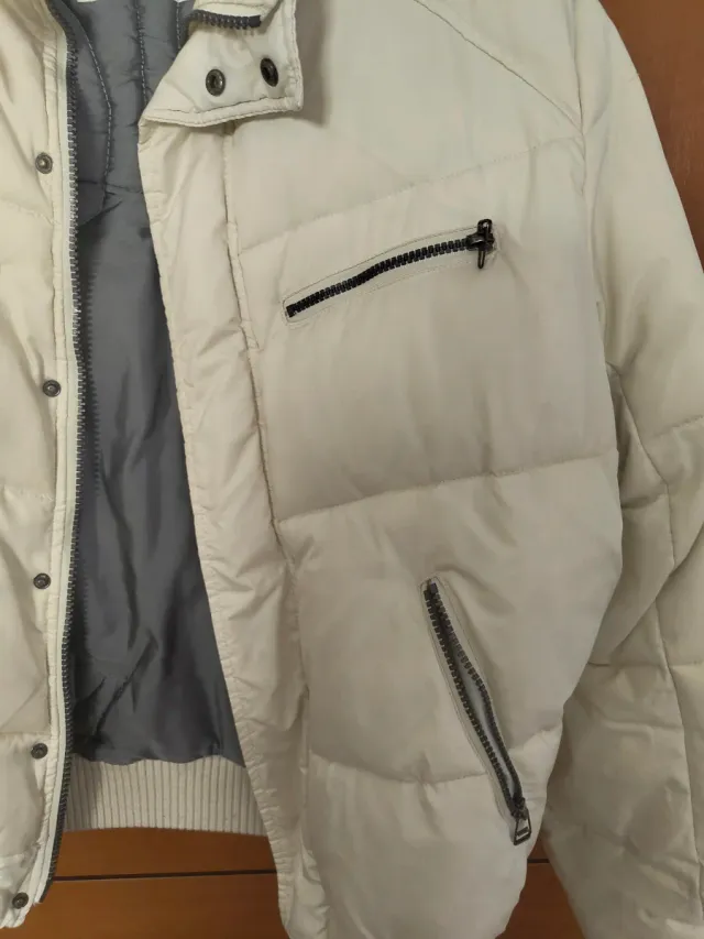 Chaqueta Takeshi Kurosawa Beige con Lentejuelas