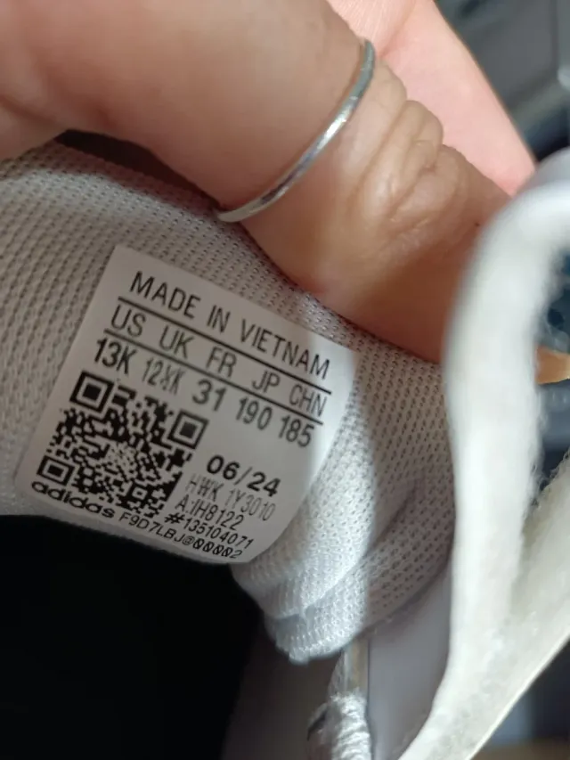 Scarpe Adidas Bambino Velcro Bianche