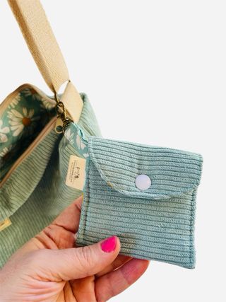 Conjunto bolso, monedero y estuche auriculares