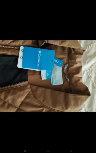 Chaleco Columbia Beige/Marrón