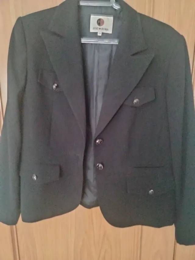 Jaqueta de alfaiate Punt Roma preta tamanho 44