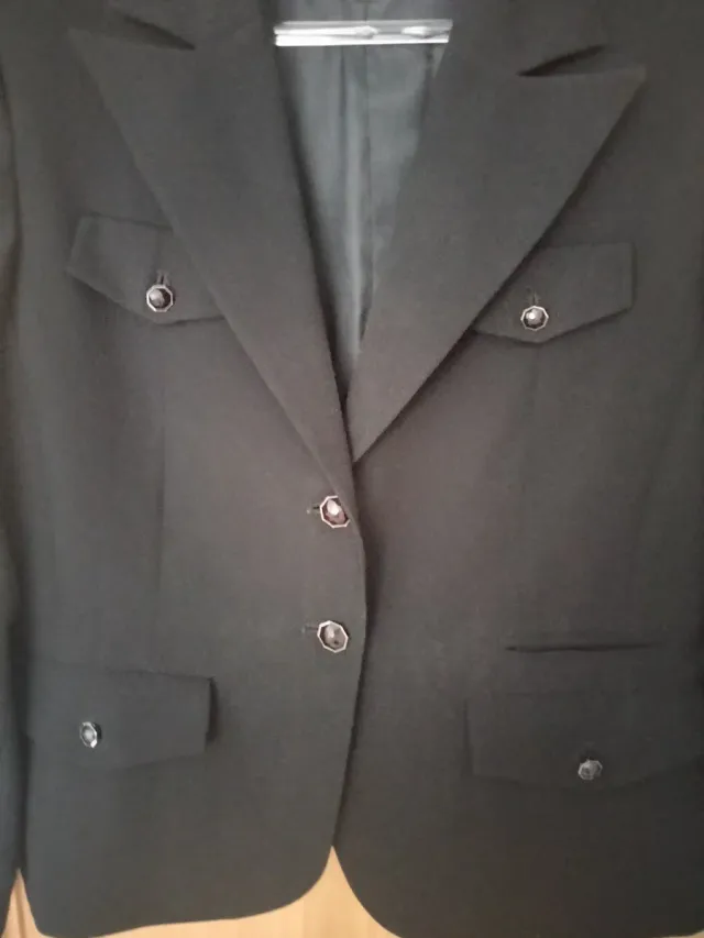 Jaqueta de alfaiate Punt Roma preta tamanho 44