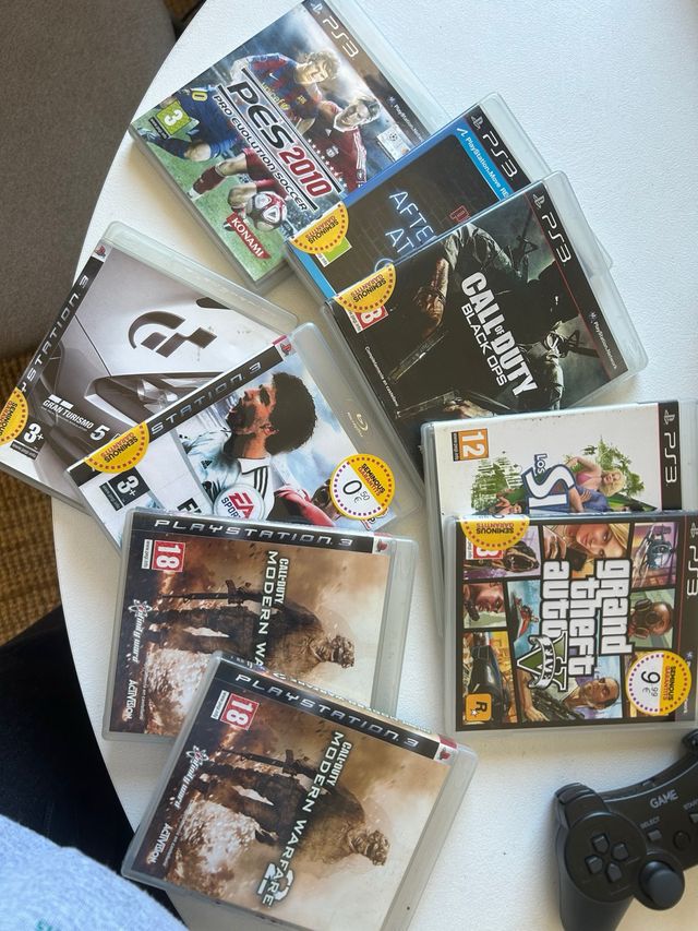 Lote Juegos PS3: Call of Duty, GTA V, Gran Turismo