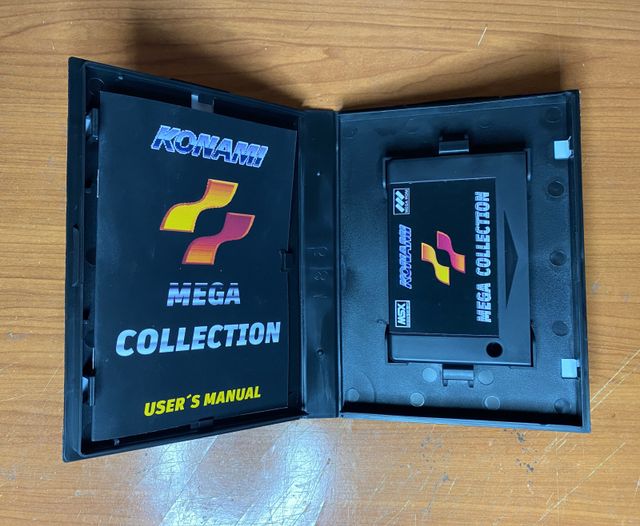 MSX Konami Mega Collection Cartucho y Manual