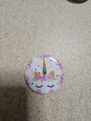 Lote de 4 chapas de unicornios