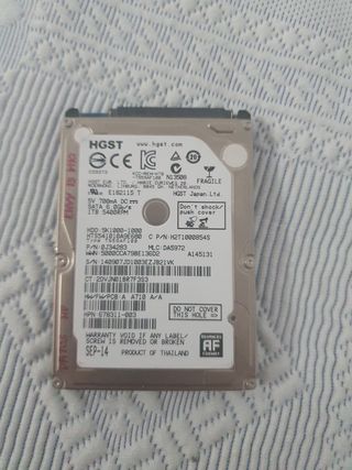 Disco duro de 2,5" para portátil de 1TB