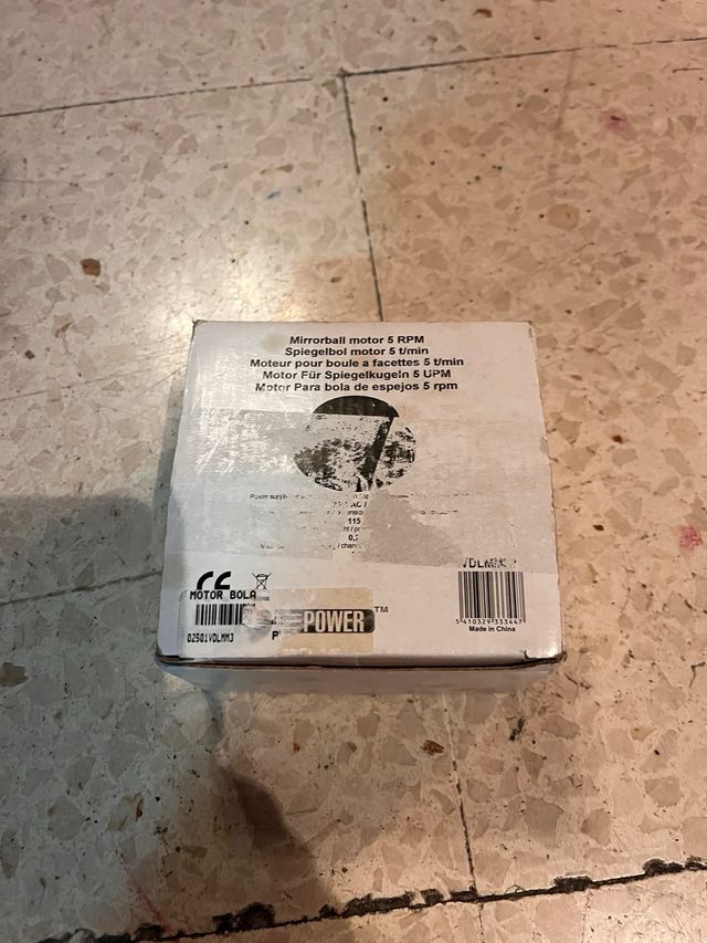 Bola discoteca motor 40cm