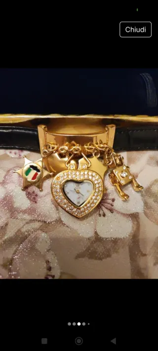 Orologio bracciale O.I.W con charms