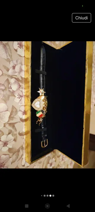 Orologio bracciale O.I.W con charms