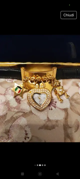 Orologio bracciale O.I.W con charms