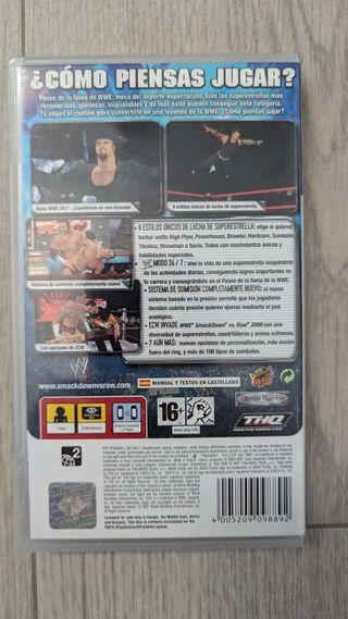 WWE Smackdown vs Raw 2008 PSP