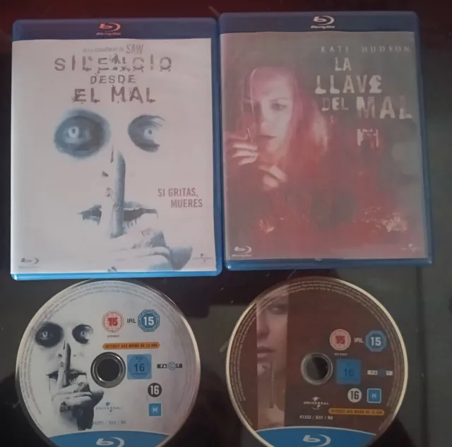 2 Blu-ray Silencio desde el Mal y Llave del mal