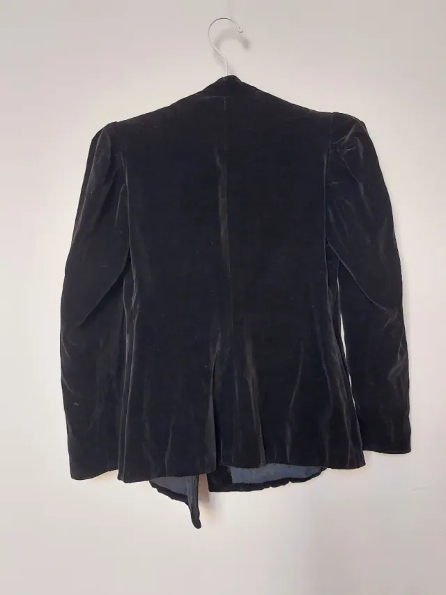 Chaqueta Terciopelo Negro
