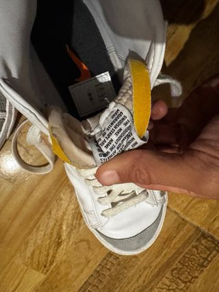 Nike Blazer Mid Zapatillas Blancas Rojas