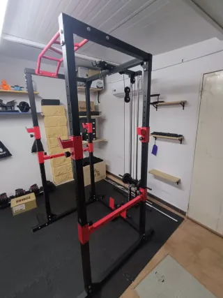 Rack de Musculación con Polea