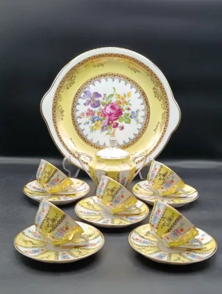 Juego de café porcelana Bidasoa