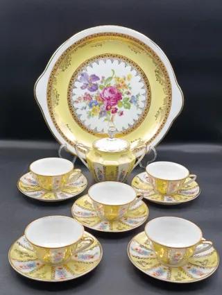 Juego de café porcelana Bidasoa