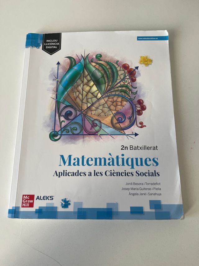 Matemàtiques Aplicades a les Ciències Socials 2...