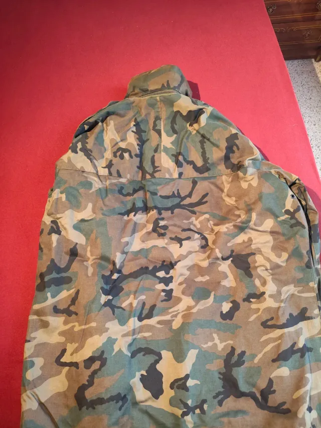 Chaquetón boscoso ejército español