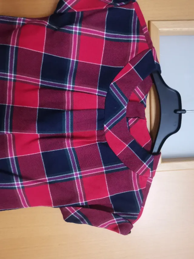 Vestido niña a cuadros Mayoral