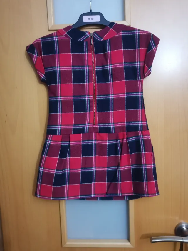 Vestido niña a cuadros Mayoral