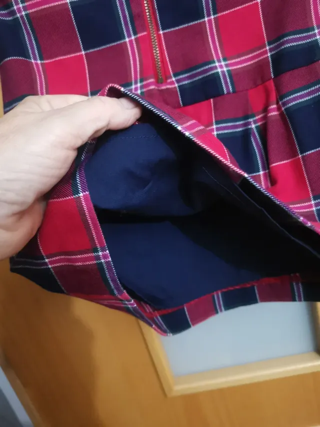 Vestido niña a cuadros Mayoral