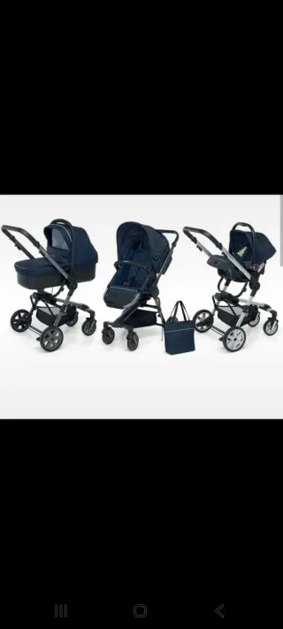 Trio Foppapedretti Navicella + Passeggino + Ovetto