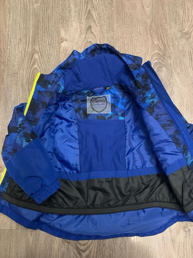 Chaqueta de nieve infantil azul