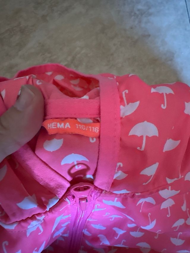 Chaqueta impermeable niña