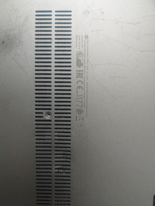 Portátil HP Plata y Negro