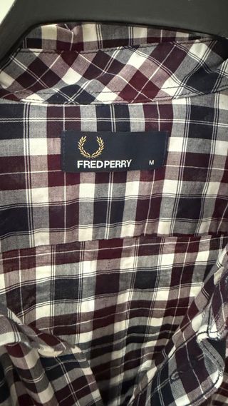 Camisa Fred Perry cuadros hombre