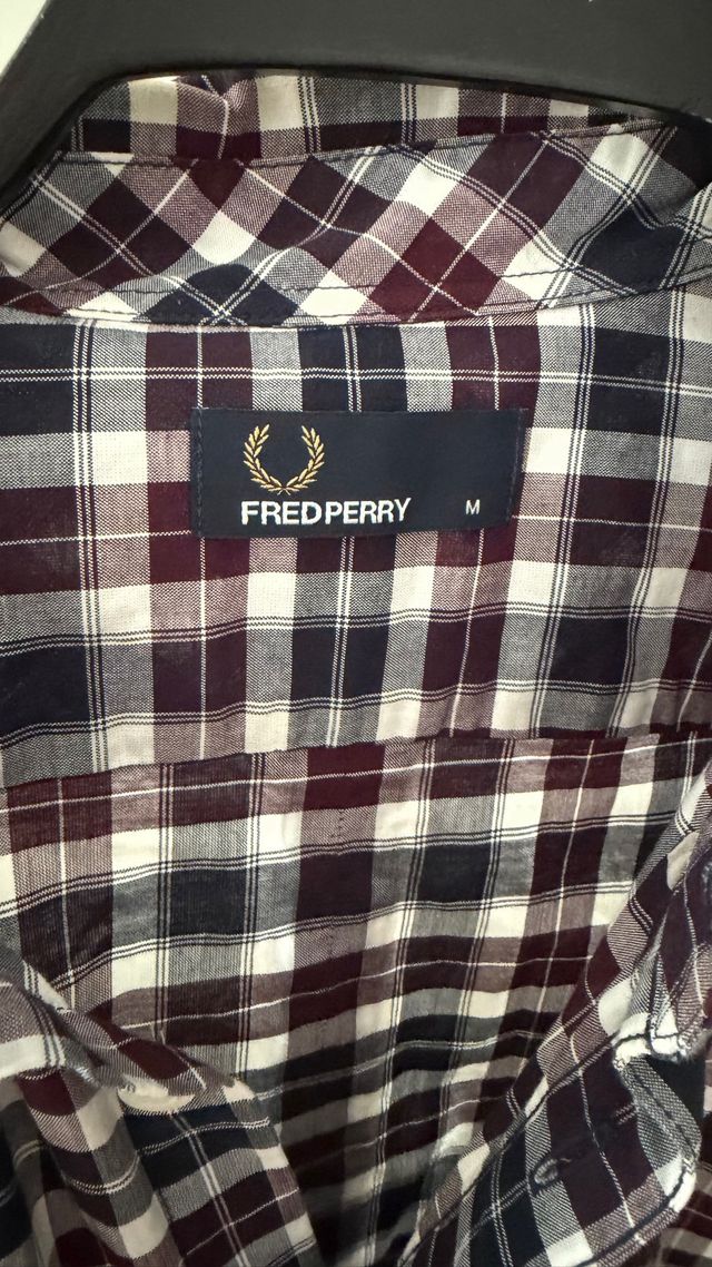 Camisa Fred Perry cuadros hombre