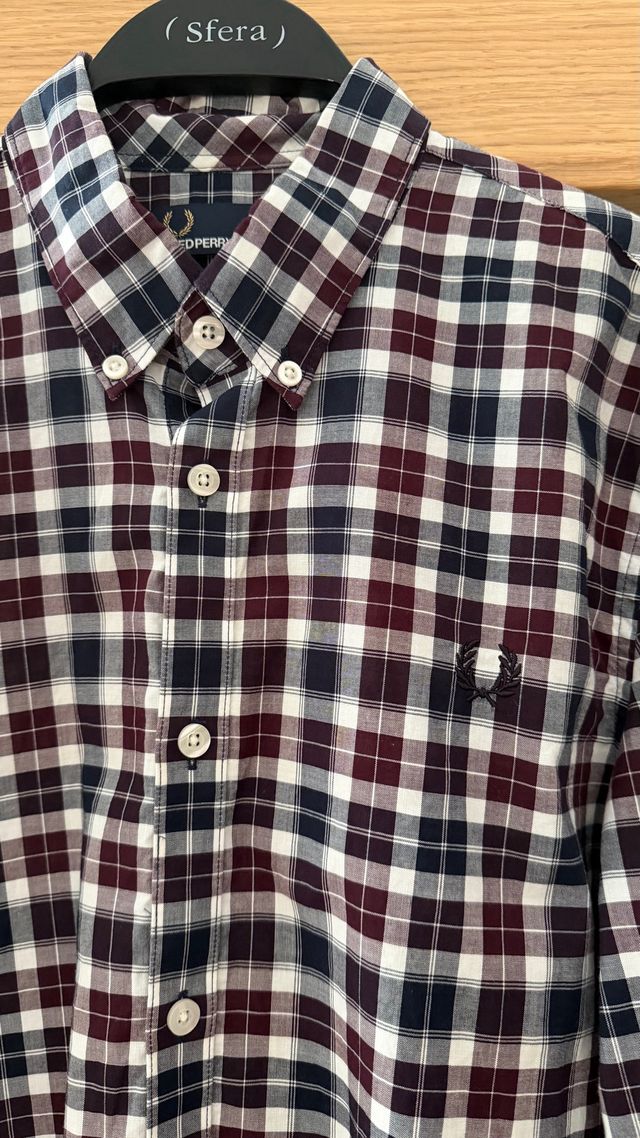 Camisa Fred Perry cuadros hombre