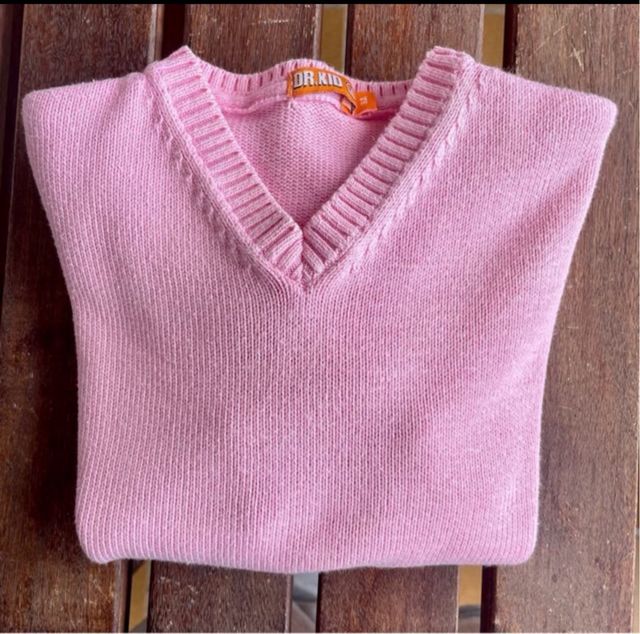 Jersey rosa cuello pico DR. KID