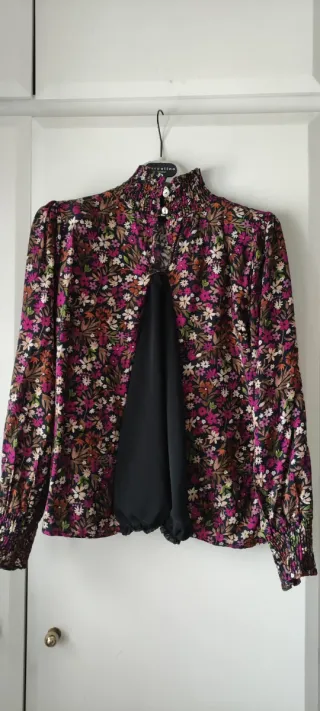 Camisa floral mujer invierno