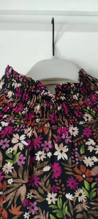 Camisa floral mujer invierno