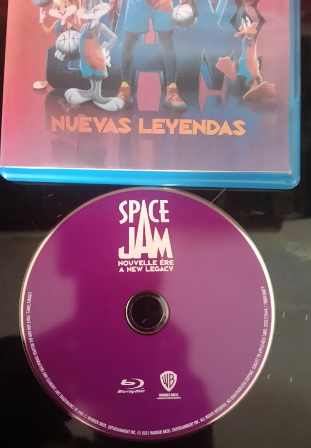 Space Jam: Nuevas Leyendas Blu-ray inglés y france