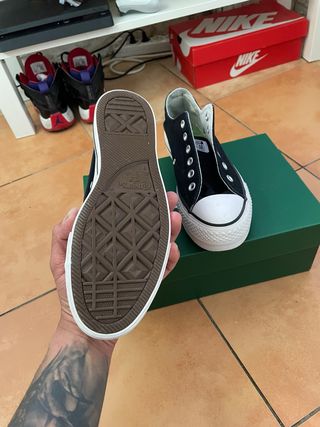 Converse Talla 37 Negro/Blanco