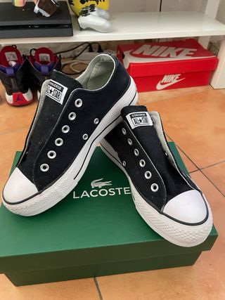 Converse Talla 37 Negro/Blanco