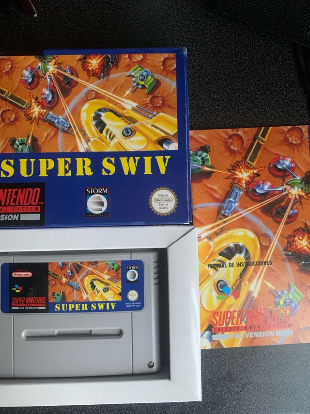 Super Nintendo Super Swiv PAL