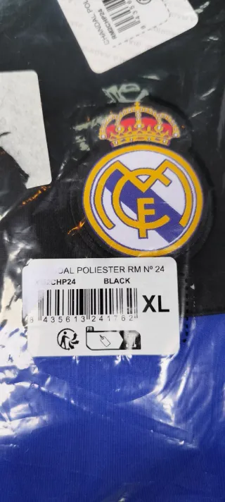 Chándal Real Madrid XL Negro/Azul
