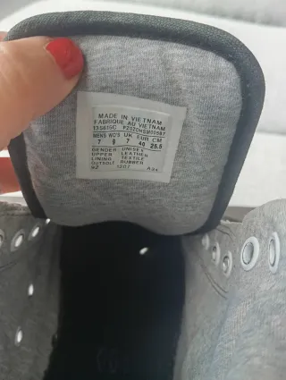 Zapatillas Converse efecto cuero negro