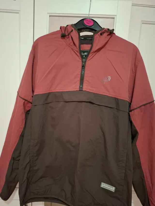 Sudadera Cortavientos Rosa y Marrón Talla M