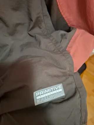 Sudadera Cortavientos Rosa y Marrón Talla M