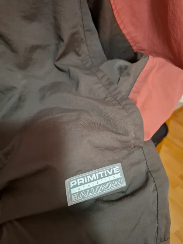 Sudadera Cortavientos Rosa y Marrón Talla M