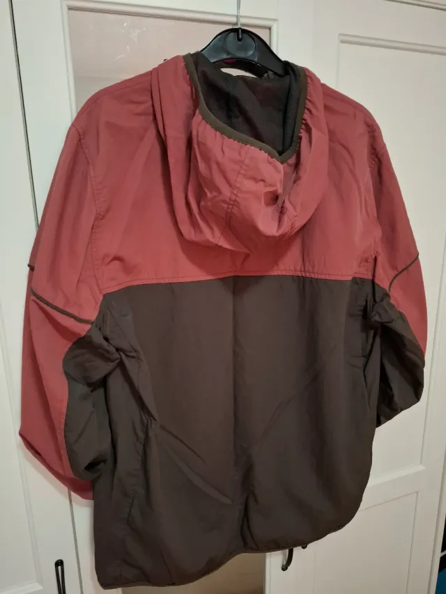 Sudadera Cortavientos Rosa y Marrón Talla M